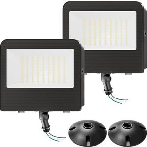 LED Flood Light 100W 2Pack, 11000LM 5000K IP65 Floodlight ETL Listed