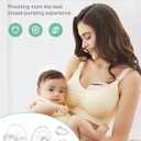 Wearable Breast Pump Accessories Replacement Parts Milk Collector Cup Flange 24mm Compatible with Mommed TSRETE S21/S19/S18 Pump, 2 Sets, Bonus Duckbill Valve&Silicone Diaphragm