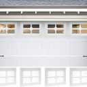 4PCS Garage Door Windows, 20.7"x13.8" Garage Door Windows Inserts with Plexy Glass for Exterior Garage Doors, Cross Design