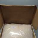 EASELAND California King Down Alternative Comforter - Quilted Duvet Insert for All Seasons, Soft Lightweight with Corner Tabs, Summer Winter Warm Bedding, Beige 96x104 Inches