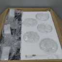 5-Light Black Bathroom Vanity Light, Modern Vanity Lighting Fixture for Bathroom, 31" Matte Light Fixture, Wall Sconces with Clear Glass Shade, Black Bathroom Wall Light Over Mirror