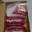 Briwooody 12 Sets Apple Gift Boxes for Teacher Appreciation Week, Red Plastic Candy Containers Bulk with Tags, Thank You Teacher Gifts for Staff Classroom Party Favors