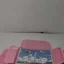 Car Seat Tray for Kids Travel, Carseat Tray for Toddler Road Trip Activities, Car Trays for Kids Road Trip Essentials, Travel Trays for Airplane, Toddler Car Seat Lap Table - Pink