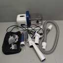 buenkee Dog Grooming Kit with Vacuum, 15000Pa Pet Hair Clipper and Shedding Brush, 50dB Low Noise, 2L Capacity, White