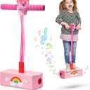 CUUGO LET'S GO! CG Jumping Promotes Growing Taller- Pogo Stick Foam Pogo Jumper for Kids, Toys for 3-12 Year Old Boys Girls Outdoor Toys Indoor Toys Fun Gifts Christmas Stocking Stuffers Gifts (Unicorn)