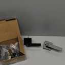 Estmoon 5 Pack Matte Black Door Handles Interior Door Knobs, Keyless Privacy Bedroom Door Lock, Heavy Duty Zinc Alloy Home Improvement Door Leverset for Bedrooms Bathrooms