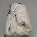 Air Conditioner Cover Indoor, AC Covers for Inside Window AC Unit Cover with Reinforced Elastic String, Double Insulation, 21"x15"x3.5" Cream White