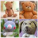 MUCUNNIA 108pcs 15-30mm Upgraded Safety Noses for Crochet Animals with Washers Safety Noses for Amigurumi Safety Noses for Stuffed Animals Stuffed Bear Teddy Bear and Plush Animals Christmas (triangle+oval+dog)