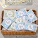 AmazingSpark 120 Sets Wedding Lottery Ticket Envelopes with Stickers 4.25x2.5'' Mini Lotto Ticket Holders We Hope You Get Lucky Tonight Stickers for Bachelorette Bridal Party Favors