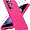 FNTCASE for Samsung Galaxy S23-FE Case: Dual Layer Protective Heavy Duty Cell Phone Cover Rugged Full Body Drop Protection Military Grade Shockproof Phone Case with Non-Slip Texture-6.4inches