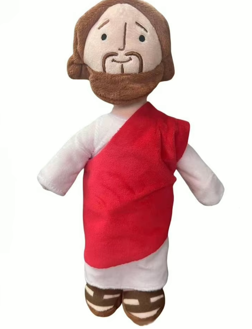 Abawaka Jesus Plush 14" Jesus Stuffed Doll Christian Plush Toy Religious Easter for Kids Boys Girls