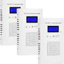 3 Packs Combination Gas & Carbon Monoxide Detector, Plug in Carbon Monoxide Alarm & Natural Gas Detector, Propane, Methane, with Backup 9V Battery Feature, Digital Display, for Home, Apartment, RV