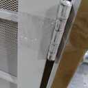 JUBEST 36 in. x 80 in. Security Door, Surface Mount Exterior Front Entry Door, Outswing Steel Security Door with Metal Screen, Powder Coated White, No Lock