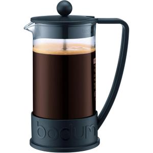 Bodum 34oz Brazil French Press Coffee Maker, High-Heat Borosilicate Glass, Black - Made in Portugal