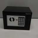 Yuanshikj Electronic Deluxe Digital Security Safe Box Key Keypad Lock Home Office Hotel Business Jewelry Gun Cash Use Storage money (BLACK)