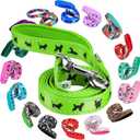 EcoBark Dog Leash  Soft & Reflective Comfort Leashes with Padded Handle  Safe, Strong, & Durable for Small, Medium or Large Dogs (Green)