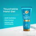 OGX Antioxidants + Touchable Hold Gel, Medium Hold Hair Styling Gel for 24 Hour Definition & Frizz Control, Anti-Humidity Hair Gel with a Soft, Non-Sticky Texture, Paraben-Free, 6 fl. oz