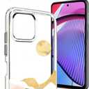 Unov Case Compatible with Motorola Moto g Power 5G 2023 Clear with Design Soft TPU Shock Absorption Slim Embossed Pattern Protective Back Cover (Sierra Mountains)