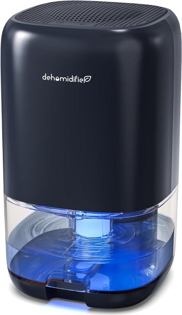 TABYIK Dehumidifier, 35 OZ Small Dehumidifiers for Room for Home, Quiet with Auto Shut Off, Dehumidifiers for Bedroom (280 sq. ft), Bathroom, RV, Closet,Blue (Medium)