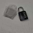 Amazon Basics 4-Digit Combination Lock for Gym and Sports, 2-Pack, Black