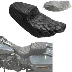 Two-Up Seat for Harley Touring 2023.5-2026 | Diamond,Black Line,for CVO Street Glide/CVO Road Glide(2023-2026),for Street Glide/Road Glide(2024-2026)
