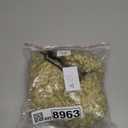 Ceitq Afro Puff Ponytail Extensions with Bangs Drawstring Ponytail for Women Short Kinky Curly Ponytail with Bangs Blonde Clip in Wrap Updo Hairpieces (613#)