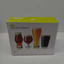 True Craft Beer Tasting Kit Glasses, Dishwasher Safe for Drinking IPAs, Tulips, Hefeweizen, and Imperial Pint Glassware, Set of 4
