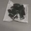 Trilancer Elastic Cinch Straps with Anti-Slip Strips, 6’’ x 1’’ (10 Pack) Heavy Duty Multipurpose Hook and Loop Straps for Extension Cords, Cables, Ropes,Hoses, Bike,Pant Garters,Garage and Workshop