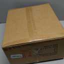 WUZUPS Chandelier Rustic Farmhouse Industrial Round Ceiling Pendant LED Light Fixture with Clear Glass Shades for Dining Room Kitchen Island Foyer Entryway, H 9.4" x W 10.6", E26 Base, Black