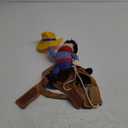 Dog Cowboy Rider Costume Funny Pet Halloween Costume Cat Cowboy Knight Style Clothes for Small Medium Large Dogs (Small)