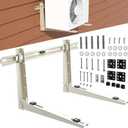 Mini Split Wall Mounting Strong Bracket for 9000 Btu to 36000 Btu Outdoor Ductless Mini Split Air Conditioner Heat Pump AC Systems, Max 490 Lb Capacity