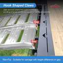 Ruedamann 4Ft Truck Ramps, 2 Pcs 4400 Lbs Total Capacity, Aluminum Trailer Ramp, Heavy-Duty ATV Ramps for Pickup Trucks, UTVs, Motorcycles, Lawn Mowers, Golf Carts