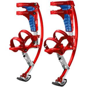 Iconiciris Kids/Child Youth Kangaroo Shoes Jumping Stilts Fitness Exercise (66-110lbs/30~50kg)(red)