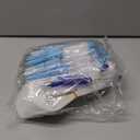 150 Pieces DIY Beadable Pen Kit  50 Plastic Ballpoint Pens with Refills & Bags  School Supplies, Office Accessories & Decorative Items for Students & Teachers (Blue)