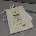 Ellis Curtain Stacey Sheer 56-by-24 Inch Tailored Tier Pair Curtains, White, 56x24, 28"W x 24"L