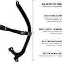 Snorkel Swim Training Practice Freestyle Learn to Swim for Pool Swimming and Open Water Snorkeling (Black)