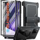 FNTCASE for Samsung Galaxy Note-20-Ultra Case: Military Grade Rugged Cell Phone Cover with Kickstand | Shockproof TPU Protection Bumper Matte Textured Design for Note 20 Ultra