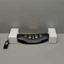 Electric Lumbar Traction Device for Lower Back Pain Relief, Multifunctional Lumbar Stretcher with Dynamic Traction, Red Light Therapy, 8-Level Electrotherapy, 3-Level Thermal Therapy, Vibration (Black)