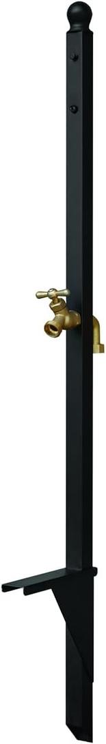 Liberty Garden 114 Garden Hose Hanger Spigot Post, Black