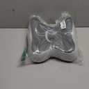 Memory Foam Leg Pillow for Side Sleepers,Sciatica Pain Relief Pillow with Ergonomic Design,Removable Breathable Cover and Elastic Band,Grey