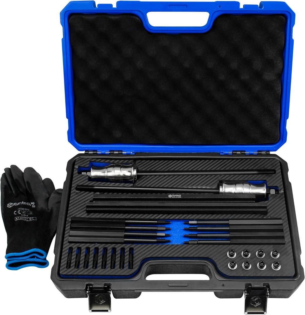 Fuel Injector Disassembly Tool, Rail Assembly Replacer Master Kit Compatible with GM Opel, Buick, Vauxhall & MG 1.0L, 1.4L, 1.5T, 1.6L Engines, OEM EN-51146 EN-51146-100 EN-51146-150