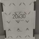 Yaetm Minimalist 20x30 Frame - Brown Walnut, Solid Wood 20x30 Poster Frame for Picture & Art Print, Lightweight, Horizontal and Vertical Wall Hanging for Photo Gallery (Single, Walnut) (20x30 - 1 pack)