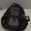 SHRRADOO Extra Large 50L Travel Laptop Backpack with USB Charging Port, College High School Backpack Airline Approved Business Work Bag Fits 17 Inch Computer for Men Women (Grey)