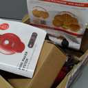Dash MultiMaker® Mini System - Compact Waffle Maker for Family Breakfasts - Removable Griddle Plates & nonstick surface - 5 Plates - Red