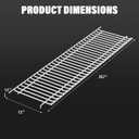 Utheer Warming Rack for Nexgrill 720-0830x, Stainless Steel | 25.7 x 7.2 inch upper rack replacement adds warming space for Nexgrill 6 burner gas grills