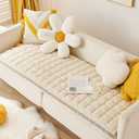 Awjcsv Dog Couch Cover Protector, Couch Cover for Dogs Washable, Pet Couch Covers for Sofa, Non Slip Dog Bed Sofa Cover (Beige, 27.6" x 70.9")