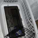 Petmate Dog Crates for Small Dogs & Cat Carriers, Two-Door Plastic Pet Kennel, Top & Front Loading, Made in USA, 19", White