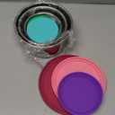 6 Pack Stainless Steel Lunch Containers with Lids Set, Round Nesting Snack Container (Size 38, 24, 12, 6, 4, 2oz), Metal Salad Containers for Lunch, Picnic, Home, Travel