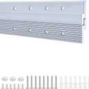 6 inch French Cleat Picture Hanger, Aluminum Mirror Hanging Kit with Hardware, Ideal for Artwork, Whiteboard, Cabinet, Holds 60 lbs. per Pair, 2 Pairs