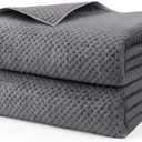 HOMEXCEL Bath Sheets Towels Set Pack of 1 (35 x 70 Inches), Ultra Soft Bath Towels for Bathroom, Lightweight and Quick Drying Towel for Body, Yoga, SPA, Fitness, Grey